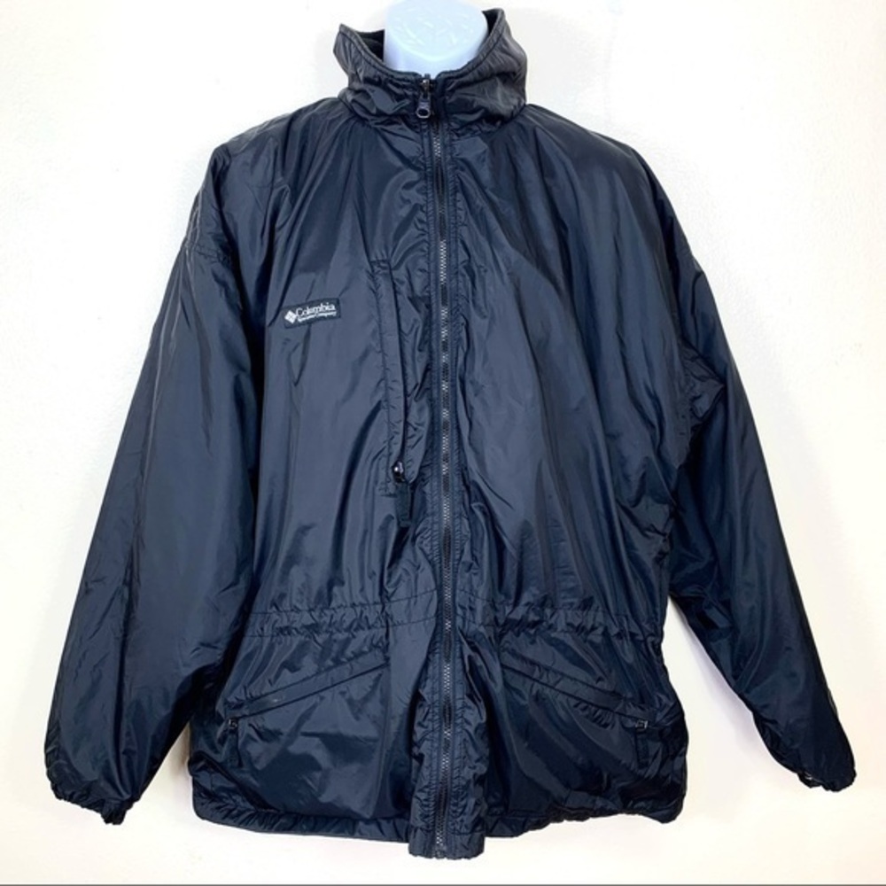 Columbia Sportswear Black Waterproof Jacket Sz XL